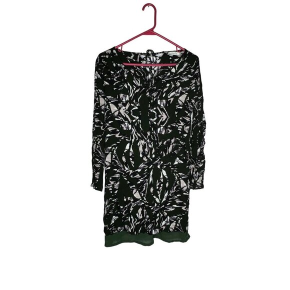FRNCH Long Sleeve Dress Green Size Small - Picture 1 of 5